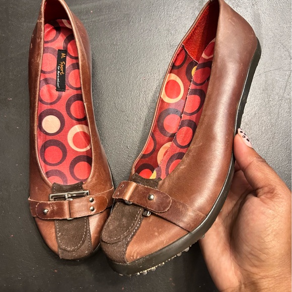 Vtg M by Morenatom leather ballet flats - Picture 4 of 5